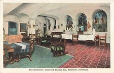 Riverside CA California, Refectorio, Glenwood Mission Inn, Vintage Postcard picture
