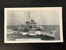 WWII U.S.S. USS Mugford Destroyer photograph picture U.S. Navy naval DD-389 picture