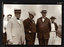 (AOP) Edison & President Harding original 1920s 5” x 7” camp photo picture