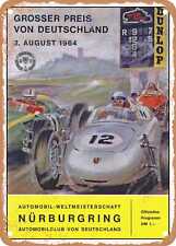 METAL SIGN - 1964 Grand Prix of Germany August 2, 1964 Nurburgring picture