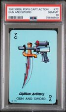 1967 KOOL POPS CAPTAIN ACTION GUN AND SWORD PSA 10 GEM MINT MARVEL DC COMICS picture