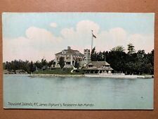 Postcard Thousand Islands NY - James Oliphant's Residence - East India Company picture