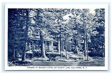 Annexes at Becker’s Hotel Fourth Lake Old Forge NY Adirondacks Postcard B4  picture