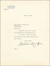 J. WARREN KEIFER - TYPED LETTER SIGNED 03/06/1928 picture