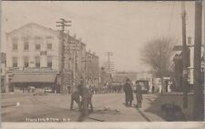 Huntington New York Trolley Trail Road Work Western Union 1907 RPPC Postcard picture