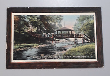 Vintage 1916 Postcard Rochester NY - RUSTIC BRIDGE CORBETTS GLENN picture