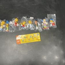The Simpsons Bobble Heads Full Set 8 Tomy Gacha 2002 picture