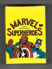 1984 FTCC Marvel Superheroes First Issue Covers Set MINT CARD SET W/BOX EX MINUS picture