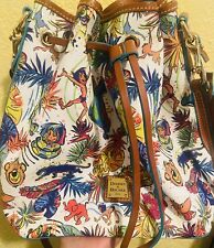 Disney Dooney and Bourke The Jungle Book Drawstring Bucket Bag Purse Large Used picture