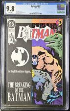 Batman 497 CGC 9.8 (DC Comics 1993) NM/M Bane Breaks Batman's Back picture