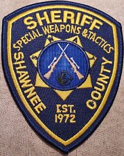KS Shawnee County Kansas Special Weapons&Tactics SWAT Sheriff Shoulder Patch picture