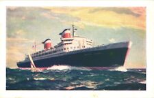 New SS United States, Largest And Most Luxurious Sheep Built In America Postcard picture