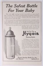 Vintage Magazine Ad 1917 Hygeia Nursing Bottle for Baby 7 3/4