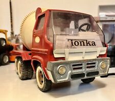 VINTAGE Tonka Gas Turbine Cement Mixer No. 2620 PRESSED STEEL TOY 1970's picture