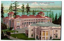 Forestry Building Washington State Building Foreground Mitchell Postcard picture
