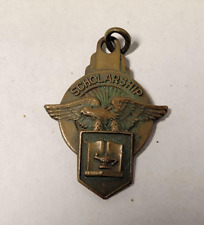 Jostens Scholarship Medal Charm Eagle Book & Oil Lamp picture