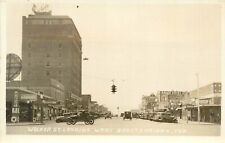 Postcard RPPC 1920s Texas Breckenridge Walker Street automobiles TX24-456 picture