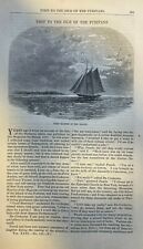 1865 Isle of the Puritan Fictional Account of Puritan Colony in Massachusetts picture