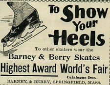1862 B&B Barney & Berry ICE SKATES Exhibition London Exposition PAPER AD 3958 picture