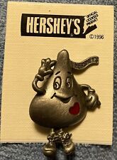 Hershey’s Kiss Pewter Vintage Pin 1996 Licensed By Walter Heimler picture