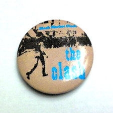 THE CLASH Pin Pinback 1980 Vintage 'Black Market Clash' Button Badge 1.25