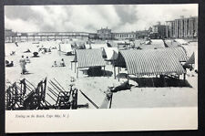 Tenting on the Beach Cape May New Jersey printed picture