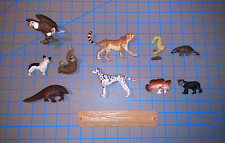 Schleich Yowie Toys Animals Lot 10 Sloth Seahorse Eagle Bear Fish Leopard Dog+++ picture