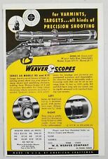 1955 Print Ad Weaver Rifle Scopes Model K8 Precision Shooting El Paso,TX picture