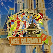 2019 Disney Holiday Mele Kalikimaka Enchanted Tiki Room Parrots LE Trading Pin picture
