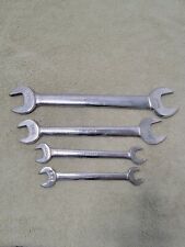 Vintage 1947-1970 Armstrong  Strong Arm Open End Wrench 4pc Set Chrome picture