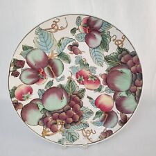 Hand Painted Fruit Decorative Plate Made in China 10 1/4