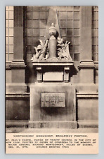 Postcard St Pauls Church Portico New York City NY, Albertype Vintage N3 picture