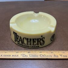 Vintage TEACHER'S Highland Cream Porcelain Cigarette Cigar Ashtray 5-1/2” picture