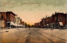 Postcard Looking North on Main Street in Goshen, Indiana~4311 picture