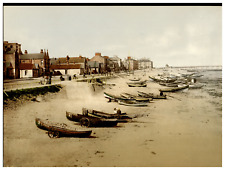 England. Yorkshire. Redcar. The Esplanade. Vintage Photochrome by P.Z, Photoch picture