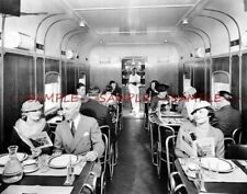 1940s  RAILROAD DINER CAR PHOTO Milwaukee Road RR  8.5x11 PHOTO picture