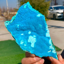 310G Natural Chrysocolla/Malachite transparent cluster rough mineral sample picture