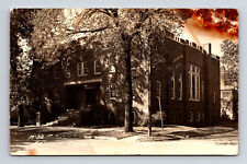 c1952 RPPC Baptist Church at Sabetha Kansas KS Real Photo Postcard picture