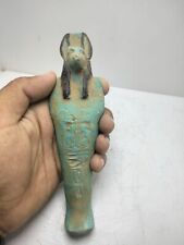 Rare Ancient Egyptian Antiquities Egyptian Statue Of God Anubis God of Dead BC picture