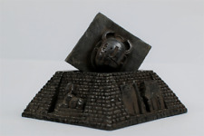 Ancient Egyptian pyramid as a jewelry box with the beautiful decoration inside picture