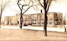 Real Photo Postcard High School in Pipestone, Minnesota picture