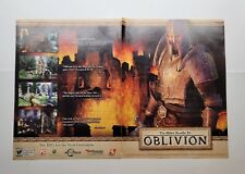 Elder Scrolls IV Oblivion Double Page Magazine Ad picture