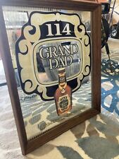 RARE Antique Decor 114 Old Grandad Bar Mirror Kentucky Whiskey Bourbon 18”X22” picture