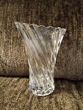 Vintage Chrystal Small Asymmetrical Vase picture