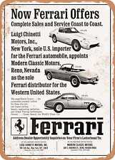 METAL SIGN - 1966 Ferrari US Distributor Vintage Ad picture