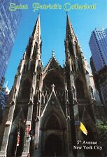 Postcard NYC Saint Patrick's Cathedral Church 5th Avenue Catholic Manhattan picture