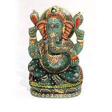 Green Aventurine Gemstone Ganesha Statue Natural Handmade Home Decor Lord picture