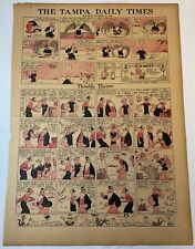 October 22, 1932 Thimble Theater newspaper comics page ~ POPEYE picture