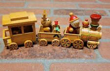 Vintage 1984 R. Dakin & Co. Wooden Santa Train picture