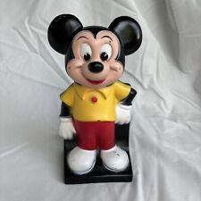Vintage Walt Disney Mickey Mouse Plastic Bank Play Pal Plastic Inc. picture